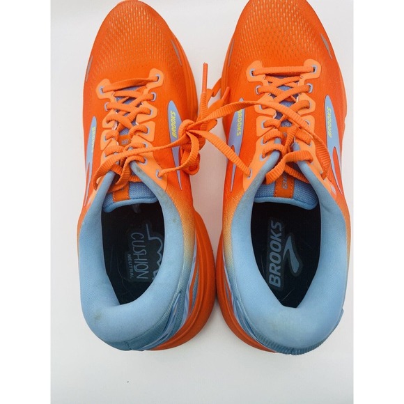 Brooks Ghost 15 Men’s Size 11 D Med Running Shoes Orange/blue/yellow 1103931D848 main image 4